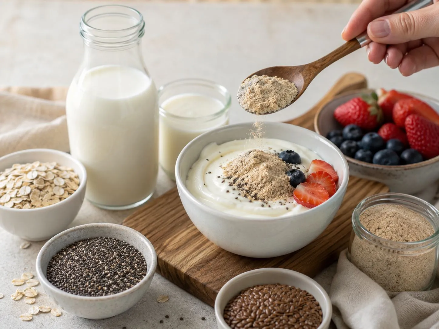 مکمل‌ های پودری و ورزشی
